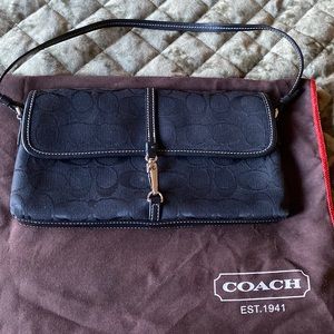 Coach signature shoulder purse.